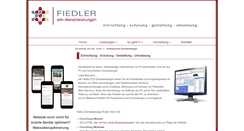 Desktop Screenshot of fiedleredv.de